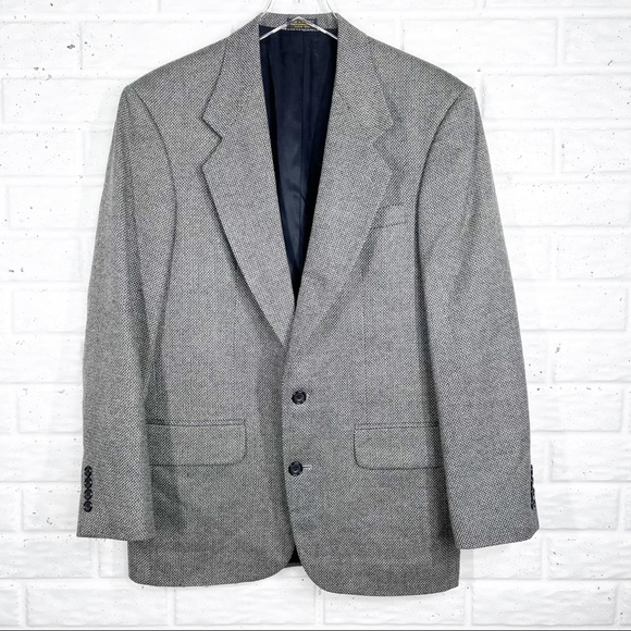 Oscar de la Renta Other - OSCAR DE LA RENTA Grey Wool Blend Suit Blazer Sports Coat 38R